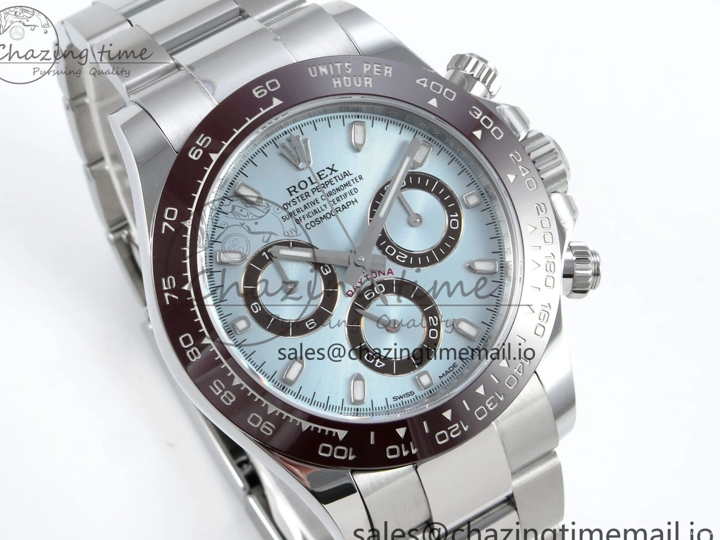 0511 Daytona 116506 VSF 1:1 Best Edition Ice Blue Dial Steel 904L on SS Bracelet DD ZipUp 743